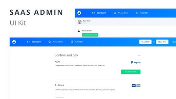 SaaS Admin Dashboard UI Kit - Overview