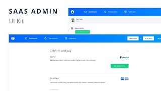 SaaS Admin Dashboard UI Kit - Overview