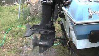 85 HP Mercury Outboard Video