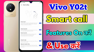 how to smart call in vivo y02t | vivo y02t smart call setting kaise kare
