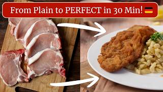 How to Make Crispy Pork Schnitzel in 30 Minutes!