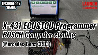 Launch X431 ECU Programmer Clone Benz CRD3.xx ECU on Bench-OBDII365