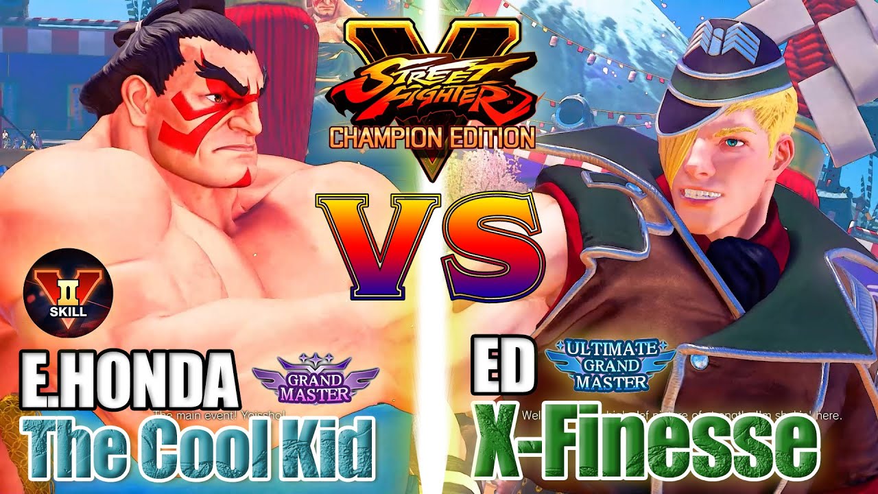 SFV CE 👊🏻 The Cool Kid (E.Honda) vs X-Finesse (Ed) [season 5] Battle lounge