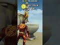 He jumped cause he knew I was going to pickaxe him