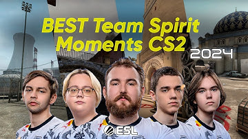 BEST Moments Team Spirit 2024  | CS2 Highlights
