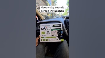 Honda city android screen fitting #shorts #viral #trending #android #ytshorts #youtubeshorts