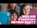 JWOWW Throws Meilani & Greyson a Birthday Party!