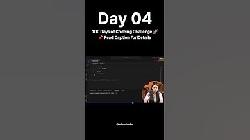 Welcome to Day 4 of my #100DaysOfCode Challenge! 🎉 Thanks For Apna College #coding