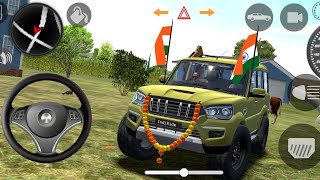 DESI SYSTEM ON 🔥 | Modified Army 🪖 Scorpio Gameplay 2026 | Indian Car Simulator 3D screenshot 5
