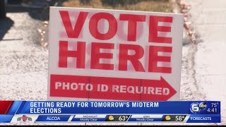 Getting ready for tomorrow's midterm elections