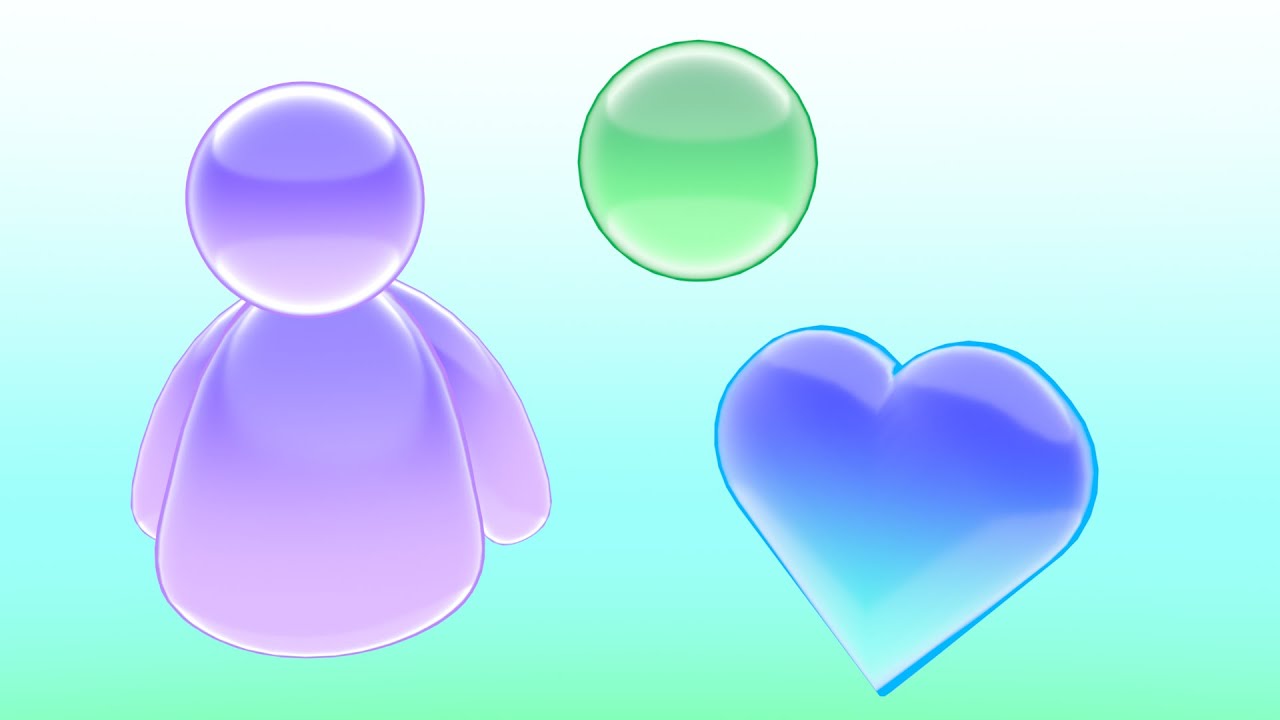 How to make stylized frutiger aero shader in blender