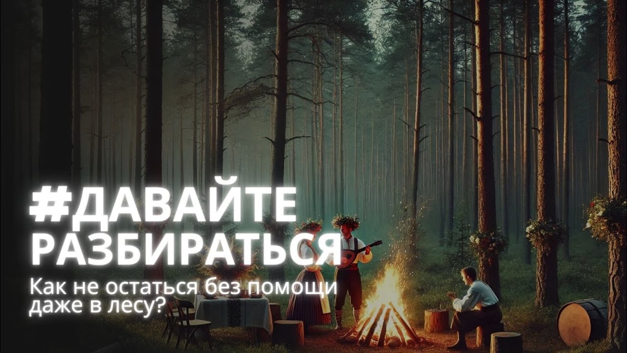 #ДавайтеРазбираться: Как не остаться без помощи даже в лесу?