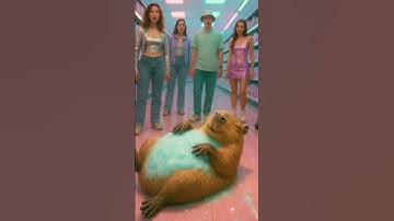 Capybara having fun on supermarket! 🛒#capybara #funny #animals