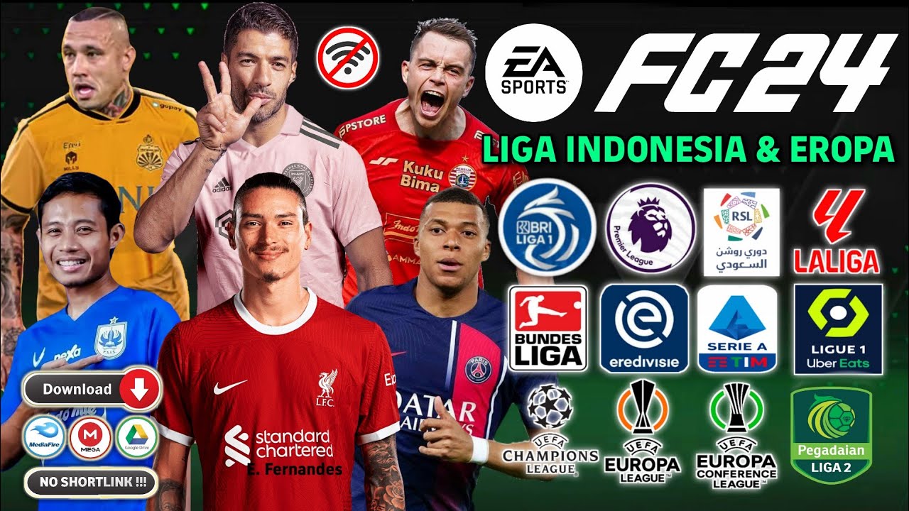 FTS Mod EA Sports FC 24 Liga Eropa & BRI