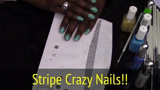 Stripe Crazy Nails Moments Of Beauty Moments Of Love