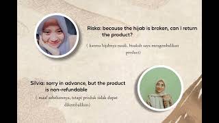 customer service (problem solving) by Riska Maulidya and Silvia Khoerun Nisa