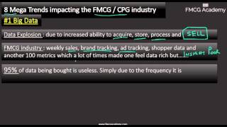 8 Mega FMCG / CPG Trends #1:  Big Data