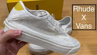 Rhude x Vans Diamo Ni White Bandana Detailed Review