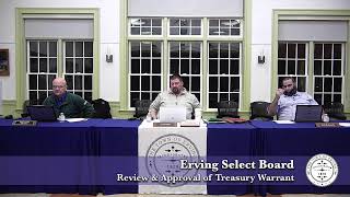 Erving Select Board - April 7, 2025