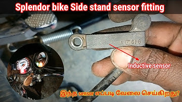 Side stand sensor problem in hero splendor bs6 || Inductive sensor fitting and working principle