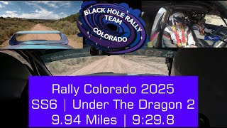 Rally Colorado 2025 SS6 | Black Hole Rally Team