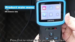 AMTIFO W4 OBD II  317 Car Engine Fault Code Reader Operation Video