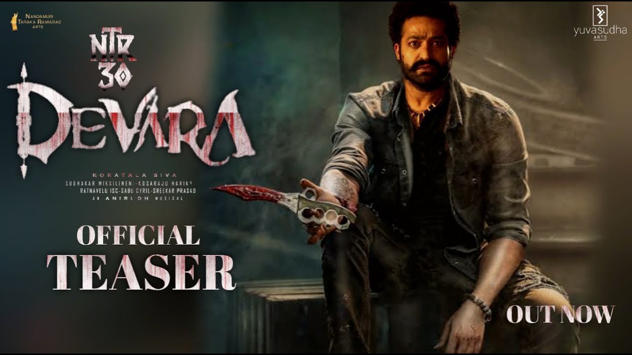 Devara - NTR Intro First Look Teaser | KoratalaSiva, Anirudh, Jahnvi Kapoor, Devara Official Teaser