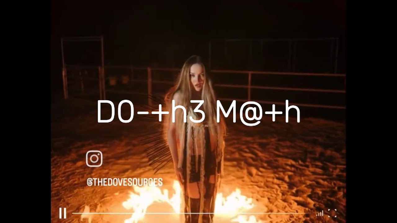 Dove Cameron - Do the Math (Rock Version/Fan Made Visualizer)