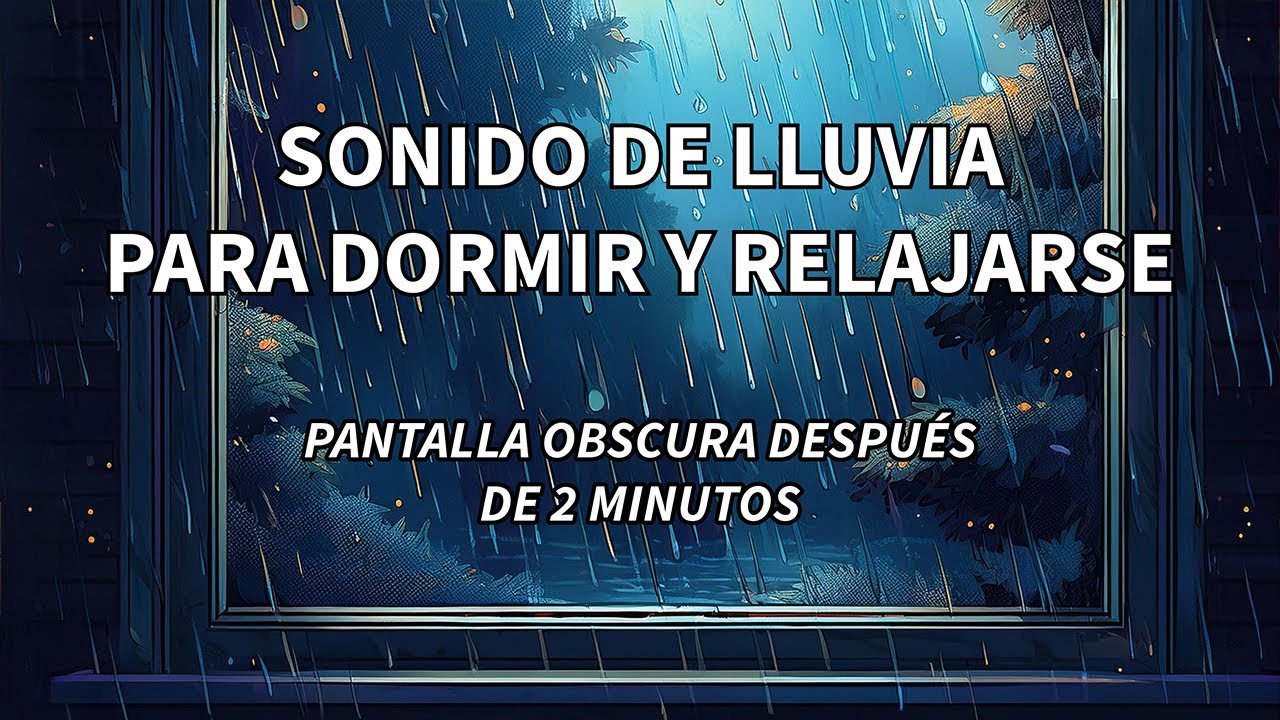 Sonido de Lluvia para Dormir y Relajarse, Sonido Para Meditar | Video ...