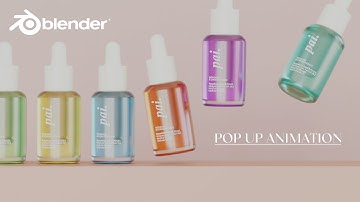 Product Animation in blender - Pop up - Tutorial