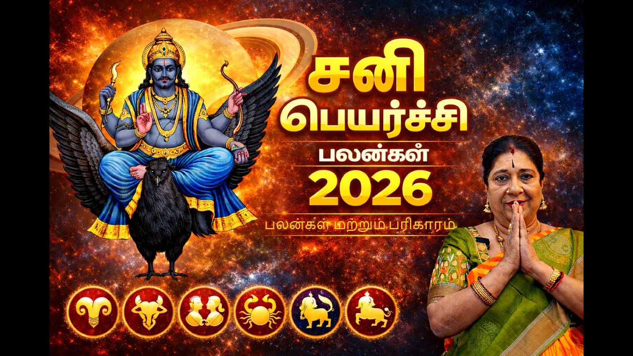 Sani Peyarchi Palan - 2026 | சனிபெயர்ச்சி ராஜயோகம் யாருக்கு?பலன்கள் மற்றும் பரிகாரம்