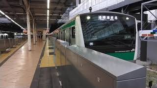 埼京線E233系7000番台ハエ107編成各停海老名行　二俣川駅