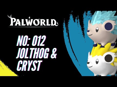 Number 012: Jolthog and Jolthog Cryst - Palworld Pal - YouTube