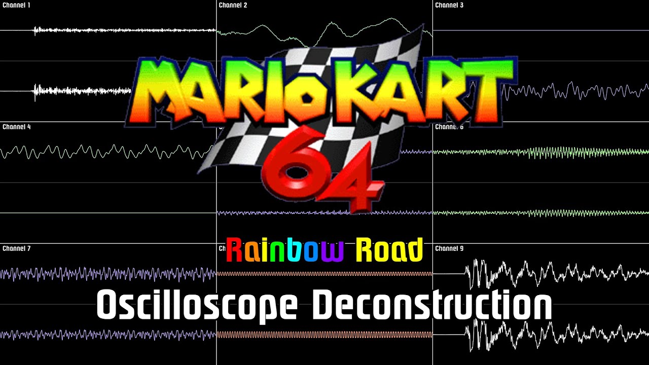 Mario Kart 64 - Rainbow Road [Oscilloscope Deconstruction]