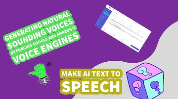Convert text to speech By Forcing Google AND Amazon
