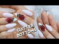 HOW TO: GLITTER BOTTOM NAILS | CJP ACRYLIC | 3D ROSE