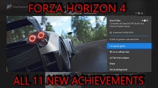 Forza Horizon 4 - ALL 11 NEW ACHIEVEMENTS