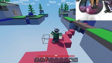 Drag clicking in ROBLOX BEDWARS, but with a HANDCAM
