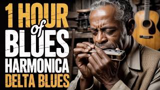 1 Hour of Delta Blues Harmonica l Original Mississippi Soul
