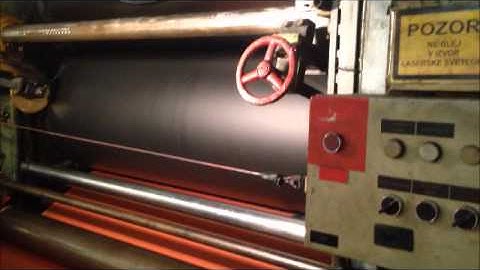 Rubber Shaw 3 Roll Calender and Line