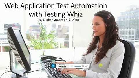 Web Test Automation with Testing Whiz