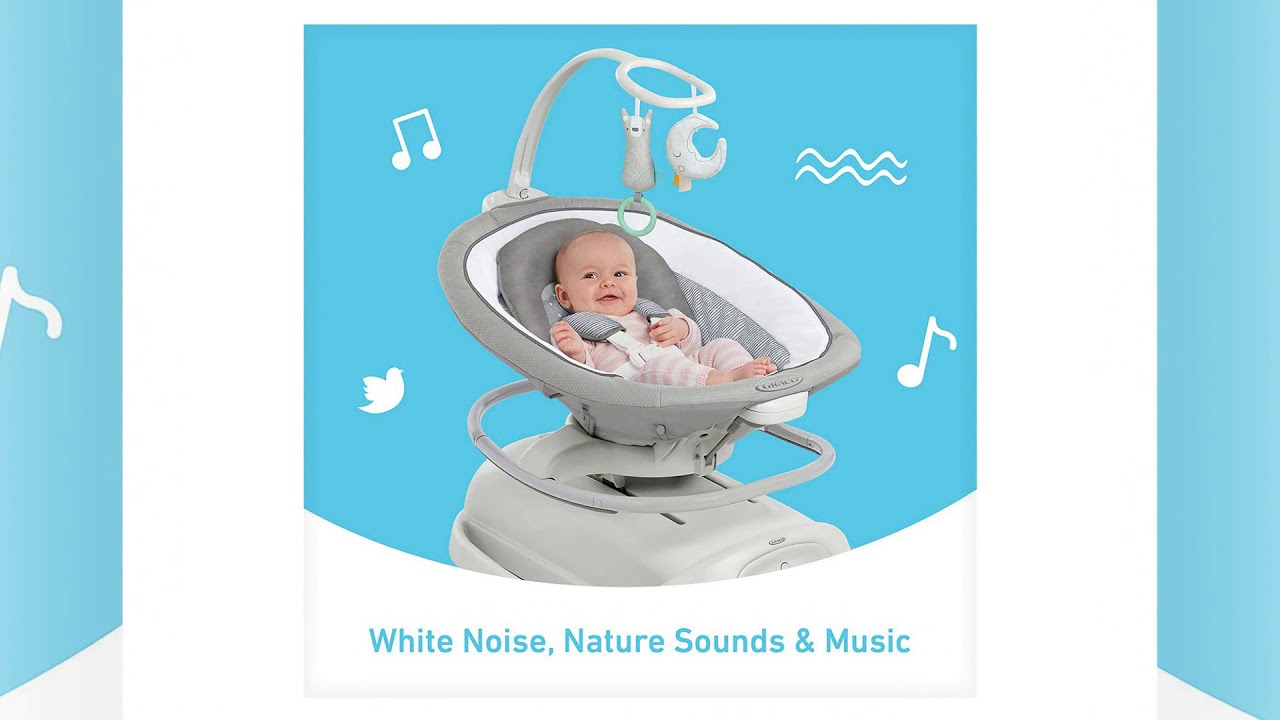 Graco Sense2Soothe Baby Swing with Cry Detection Technology