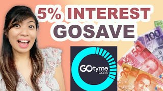 Open a GoSave Account | GoTyme | 5% Interest Rate