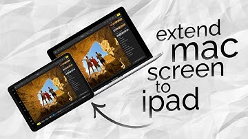 How to Extend Macbook Screen to iPad (tutorial)