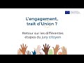 Engagement trait dunion   retour sur les diffrentes tapes du jury citoyen