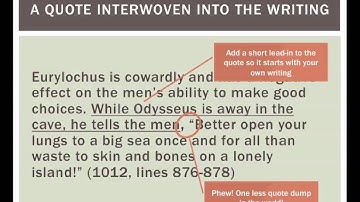 Embedding Quotes