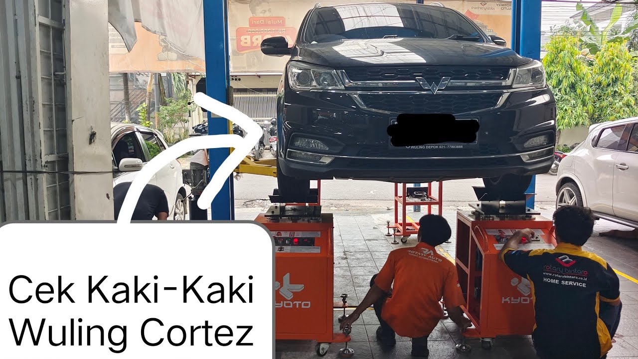 Cek Kaki-Kaki Wuling Cortez - Km 50 Ribu