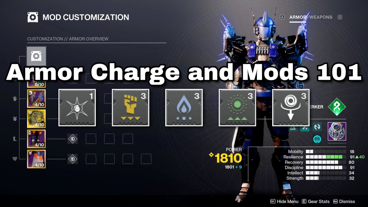 Destiny 2 Lightfall: Armor Charge mods, explained