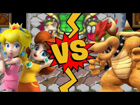 M.U.G.E.N. Battles | Peach/Daisy vs Bowser