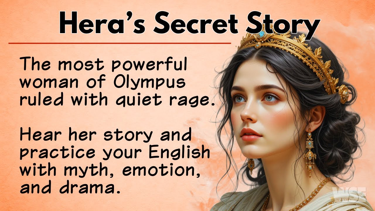 English Story: Hera - The Queen Who Ruled Through Jealousy and Power | Myth Story for Learners